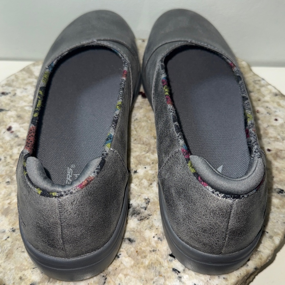 Skechers Arch Fit Uplift Core Roots Charcoal Slip On Shoes Women’s Sz 8.5 New! - Picture 10 of 12
